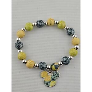 Viva Bead Mickey Mouse Ladies Stretch Bracelet Beautiful Comfortable Gift